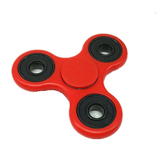 Meiyaa Tri - Fidget Hand Spinner Toy(High Speed Great Bearings,High Quality,5 colours) Stress Anxiety Relief for Autism and ADHD Kids/Adults (Red) Meiyaa Tri - Fidget Hand Spinner Toy(High Speed Great Bearings,High Quality,5 colours) Stress Anxiety Relief for Autism and ADHD Kids/Adults (Red)