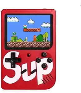 ShopAIS 400 in 1 Sup Video Games Portable, Led Screen and USB Rechargeable, Handheld Console, Classic Retro Game Box Toy for Kids Boys & Girls - Multicolor