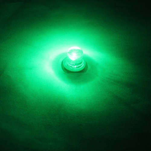 GutReise DC 10pcs e10 3v 4.5v 6v 8v 9v 12v 24v flutlicht led birne flut lampen kalt weiß gelb blau, grün, rot + 10pcs e10 basis (12v, grüne) - 3