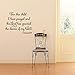 Produktbild Wandaufkleber Bibel Englisch Sprichwort Wandaufkleber Wohnzimmer Schlafzimmer TV Hintergrund Wandaufkleber