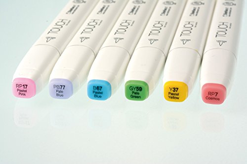 Touch Brush Marker Pastel Colors 6er Set - 2