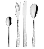 JUEGO DE 24 PIEZAS: Consta de 6 tenedores , 6 cucharas, 6 Cuchillos y 6 cucharas café de mesa/postre.