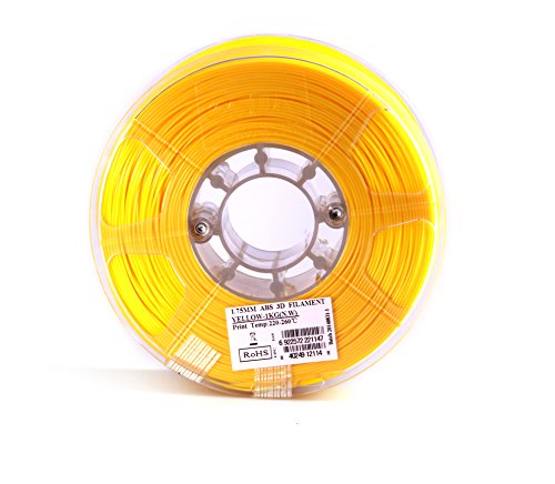 eSun 3D Filament – ABS, 1Kg, 1.75 / 3.00 mm – Verschiedene Farben, Druck Tempe. 220-260℃, für 3D Drucker z.B. MakerBot RepRap MakerGear Ultimaker Mendel Huxlep UP Thing-o-matic, Universal - 3