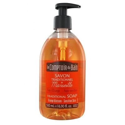 Le Comptoir du Bain Savon Traditionnel de Marseille Fleur d'Oranger 500 ml