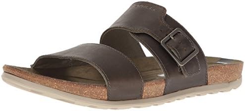 Merrell Men's Downtown Slide Buckle Sandal, Dusty Olive, 14 M US