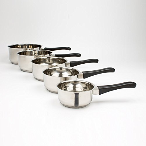 Bastide Diffusion Hora Ensemble de 5 casseroles Triple Fond en Acier Inoxydable