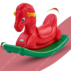 Baybee Baby Rocking Chair Horse for Kids, Toddlers, Baby Chair for Kids | Plastic Horse Ride-on Toy Rockers for Kids, Rocker Indoors & Outdoors for 1 Year - 3 Years Boys and Girls