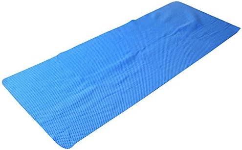 Instant Cooling Towel Sports Gym Gel Towel Drying Sweat Baby Absorb Dry Summer (Blue)