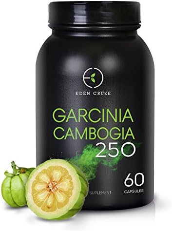 Eden Cruze Premium Garcinia Cambogia | Intensive 1 Month Supply | UK Manufactured | A Bestselling Appetite Suppressant for Faster Weight Loss | Discover The Garcinia Cambogia Diet Today (60 Capsules)