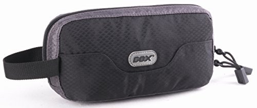 GOX Kulturbeutel, Premium 420D Nylon wasserdichte bewegliche Wash Bag/Kulturbeutel/Kit/Travel Organizer mit Haken (Kleine Größe, Schwarz)