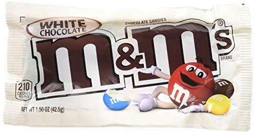 M&M's Chocolat Blanc - Lot de 8 Sachets de 42,5 g