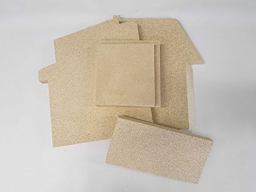 Woodwarm FB30451200a 6 kW Fireblaze Back Vermiculite Fire Brick - Beige