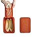 Produktbild Diadia Schuhe mit praktischen Aufbewahrung Tasche Nylon, tragbarer Organizer-Taschen mit Reißverschluss Orange