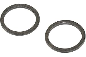 CITOMERX Auspuff Krümmer Dichtung Set 2 Stück 43x35x4 mm für Aprilia Gilera Honda Malaguti Peugeot Piaggio