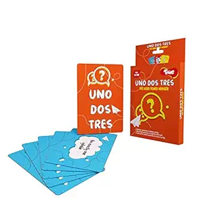 Toiing Uno Dos Tres - Quizzing Card Game for Kids & Families | Develops Vocabulary & General Knowledge | Age 8+ Years | Travel Friendly | Great for Return Gifts