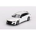 Truescale Miniatures Mini GT 1:64 Scale ABT RS6-R Glacier White Metallic (LHD) MGT00701-L Diecast Collectors Model Car