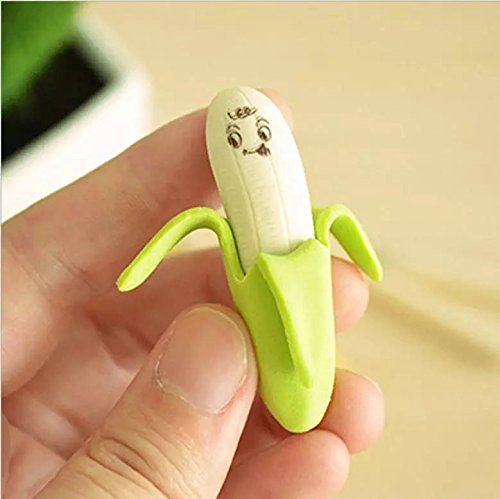 MUBRH 4pcs Neuheit Banana Art Bleistift-Radiergummi-Briefpapier Kid Geschenk Spielzeug - 3
