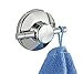 Produktbild WENKO 18209100 Magic-Loc Wandhaken Duo - Doppelhaken, Befestigen ohne bohren, Stahl, 9.5 x 7.5 x 4.5 cm, Chrom