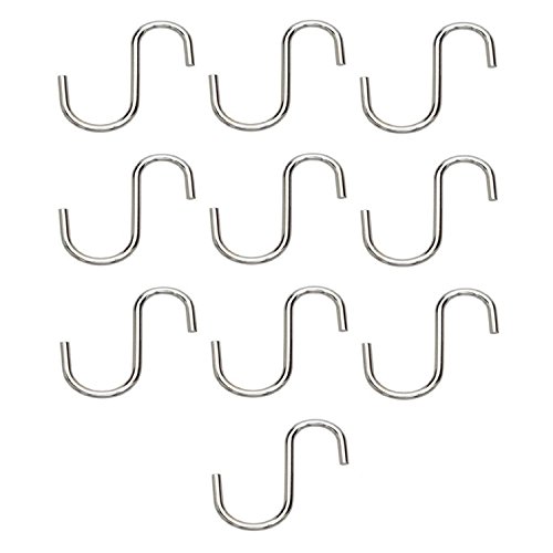Klaxon Stainless Steel S-Hook Set (Set of 10 Pcs) RS.220 (66.00% Off) - Amazon