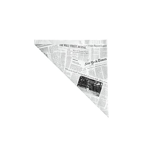 VEGA Pommestüte News schwarz / weiß 17,5x17 cm, 100 Stück