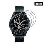 PaceBid [2 Stück] Samsung Galaxy Watch 42mm Panzerglas Schutzfolie [Anti-Kratzer] 9H Härte kristallkla Kratzfest Hartglas Displayschutzfolie Glasfolie für Samsung Galaxy Watch 42mm