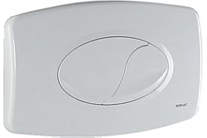 Regiplast 1620B Plaque de commande double débit blanche pour réservoir eurofutura 620 après 2000, Blanc