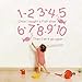 Produktbild haotong11 1 2 3 4 5 sobald ich einen Fisch lebend gefangen Habe Wandtattoo Zitate Wandtattoo Für Kinderzimmer Kind Schlafzimmer Fisch & Anzahl Baby Wandtattoo 1 42x55cm