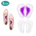 Produktbild Orthopädische Einlegesohlen Plattfuß, Fußgewölbe Kissen Fußgewölbestütze Gel Arch Support Pads für Plantarfasziitis und Plattfüße, Schmerzlinderung bei Fersensporn