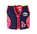 Produktbild The Original Konfidence Jacket Schwimmweste I Kinder-Schwimmweste aus Neopren I Schwimmjacke ideal für Kinder I Schwimmhilfe mit mehr Bewegungsfreiheit wie bei Schwimmflügel, Größe:4-5 Jahre, Design:pink/hibiscus