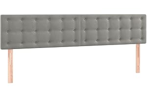 vidaXL Sänggavlar ljusgrå 160x5x78/88 cm sammet
