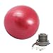 Produktbild QINGCHUNSUIY Fitness-Ball Yoga-Ball Professionelle Gymnastik-Balance Explosionsgeschützter starker PVC-Stütz-Trainings-Pilates-Massageball,Red