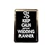 Produktbild Wedding Planner - Keep Calm Wedding Fridge Magnet (BLK)