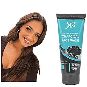 YANA INSTANT WHITENING CHARCOAL FACE WASH / WHITENING FACE WASH FOR BOYS