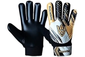 Keeperking Guanti da portiere per bambini, Clawxen, ragazzi e ragazze, guanti da calcio, guanti da calcio, guanti da tormann, misura 3-7