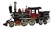 Produktbild Blech-Dampflokomotive, schwarz/rot, 16 x 5,5 x 9,5 cm, das optimale Geschenk für Lokomotiven, Zug, Deutsche Bahn Liebhaber.