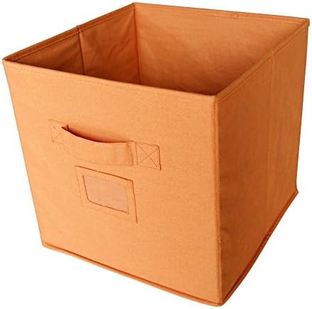 Casibel O212 Collapsible Fabric Box 32 x 32 x 32 Orange