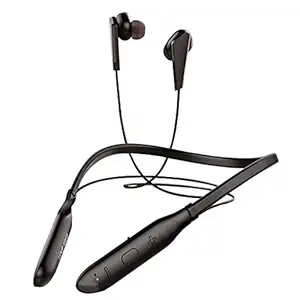 U&I Jackpot Series Wireless Bluetooth In Ear Neckband Headset with Mic (Black)