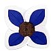 Produktbild Bescita Neu Blühende Bad Blume Bad Wanne für Baby Blooming Sink Bad für Baby Infant Lotus (Dunkelblau)