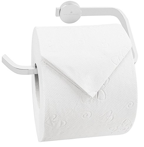 Preisvergleich Produktbild Kretschmann Toilettenpapierhalter Edelstahl Chrom - Bad WC Design Toilettenpapierrollenhalter, hochwertig glaenzend, Wandmontage, 1 Stück