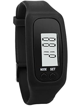 Intelligente Bewegung Armbanduhr - SODIAL(R) Damen LCD Digitales Pedometer Schritt Spaziergang Distanz Kalorienzaehler...