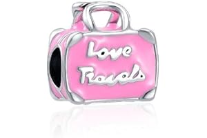 JCALEYDO Abalorio Plata de Ley 925 Compatible con Pulsera Pandora