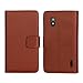 Produktbild LG Google Nexus 4 E960 Replacement PU Leather Wallet Case Flip Kickstand Function Ultra Folio Flip Slim Card Holder Case Cover Covers for for LG Google Nexus 4 E960 ()