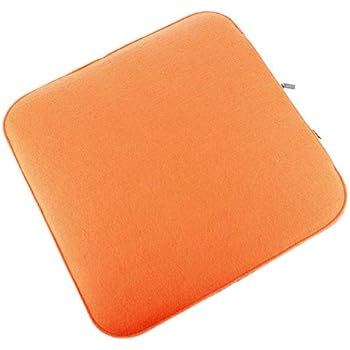 Amazon De Filz Sitzkissen In Orange Und Graumeliert Zum Wenden