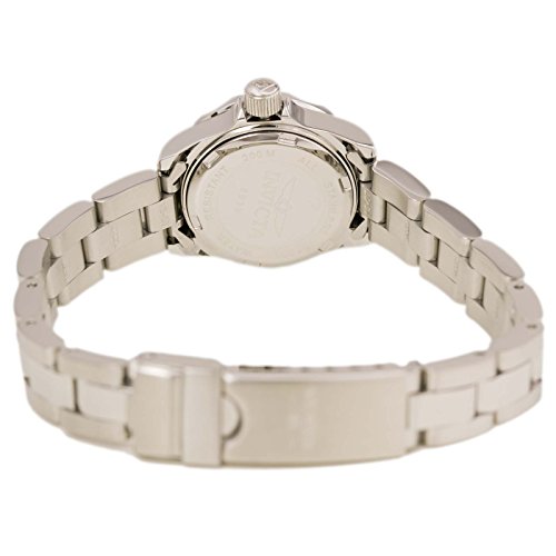 Invicta Women's Pro Diver Quartz Watch with Black Dial Analogue Display and Silver Stainless Steel Bracelet 8939