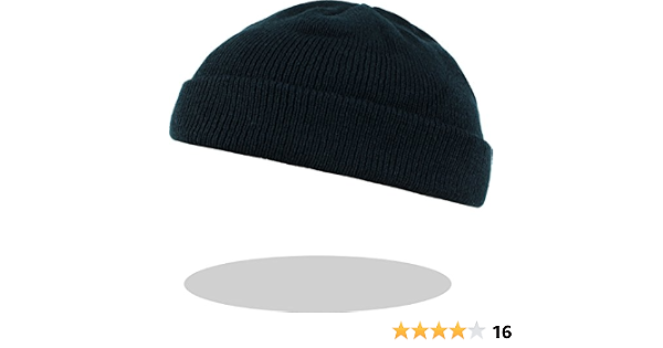 Berretto da Uomo, extra corto, in Nero, taglia unica : Amazon.it:  Abbigliamento