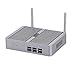 Produktbild Fanless Mini PC,Desktop Computer,Kodi Box,with Windows 10 Pro/Linux Ubuntu,Intel Core I3 6006U,(Silver),[HUNSN BM03],[64Bit/Dual Band WiFi/1VGA/1HDMI/4USB3.0/2USB2.0/1LAN],(8G RAM/128G SSD/1TB HDD)