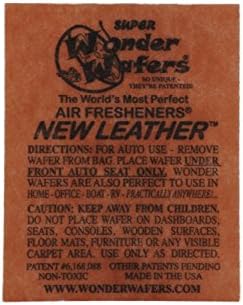Wonder Wafers Air Fresheners 100ct. Individually Wrapped, New Leather Fragrance