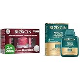 Bioxcin Forte 3 Al 2 &Ouml;de Sa&ccedil; D&ouml;k&uuml;lmesine Karşı Bitkisel Şampuan (3 x 300 ml) xBioxcin Keratin &amp; Argan Onarıcı Şampuan 300 Ml 