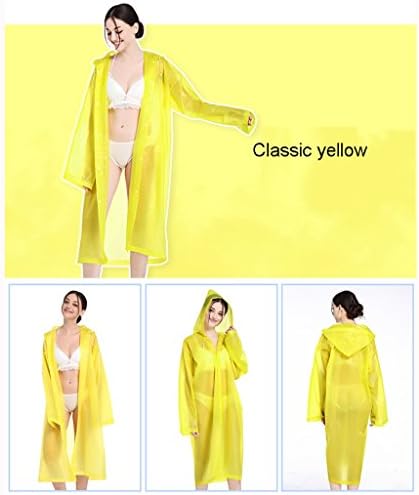 YY Men's and women's raincoats, raincoat Adult Korean fashion raincoat Outdoor Hiking Mountaineering Raincoat Poncho Portable transparent raincoat poncho yuyi-ting (Color : G)