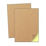 Braune Kraft Aufkleber Papier. Nützlich für Kunstprojekte.